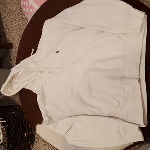 Ralph Lauren Polo White Hoodie Size XL